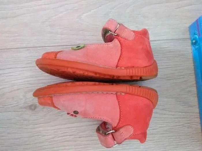 Chaussures ballerines oranges Noël pointure 21 - photo numéro 3
