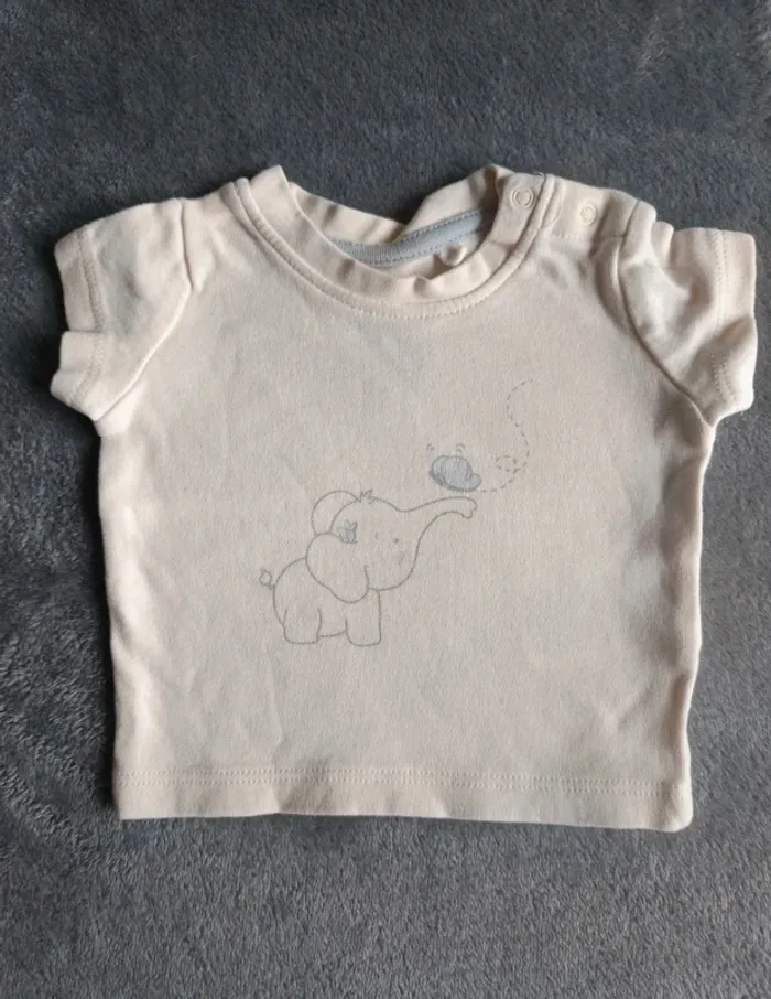 Lot t-shirts 50/56 cm - photo numéro 3