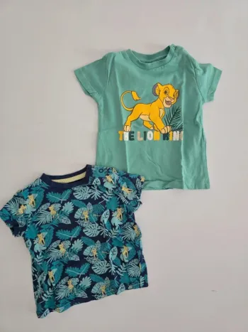Lot de 2 tee shirts 12-18 mois