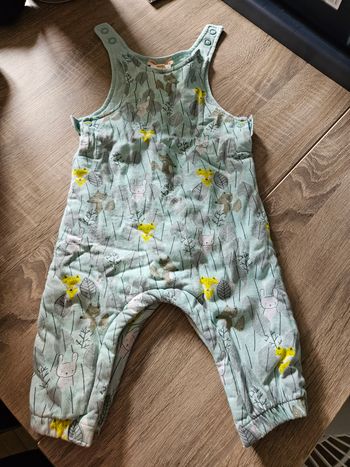 Salopette 6 mois molletonnée