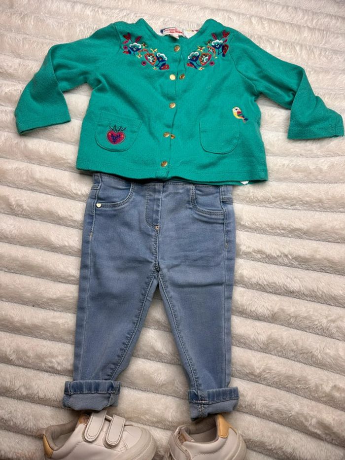 Ensemble jeans et gilet - photo numéro 2