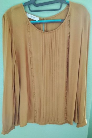 Blouse femme taille 42 jaune moutarde