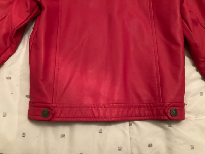 Veste similicuir fushia - photo numéro 5