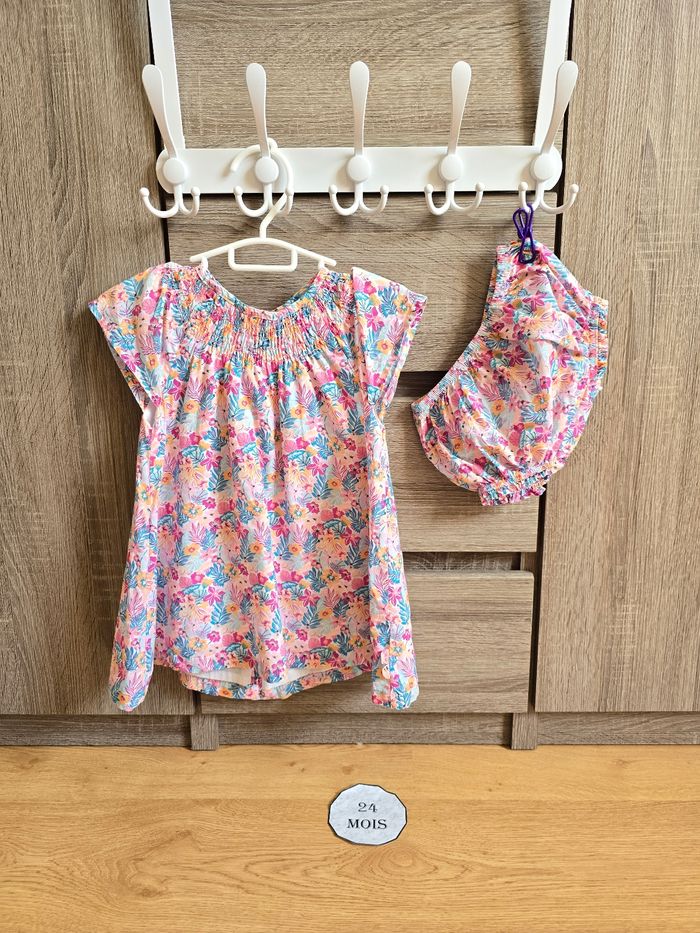 Vêtement Bébé Fille - Robe + Gilet - Sergent Major - 24 mois 86 cm - photo numéro 5