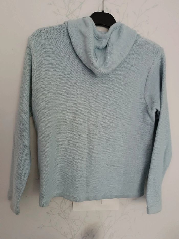 Gilet bleu ciel - photo numéro 2