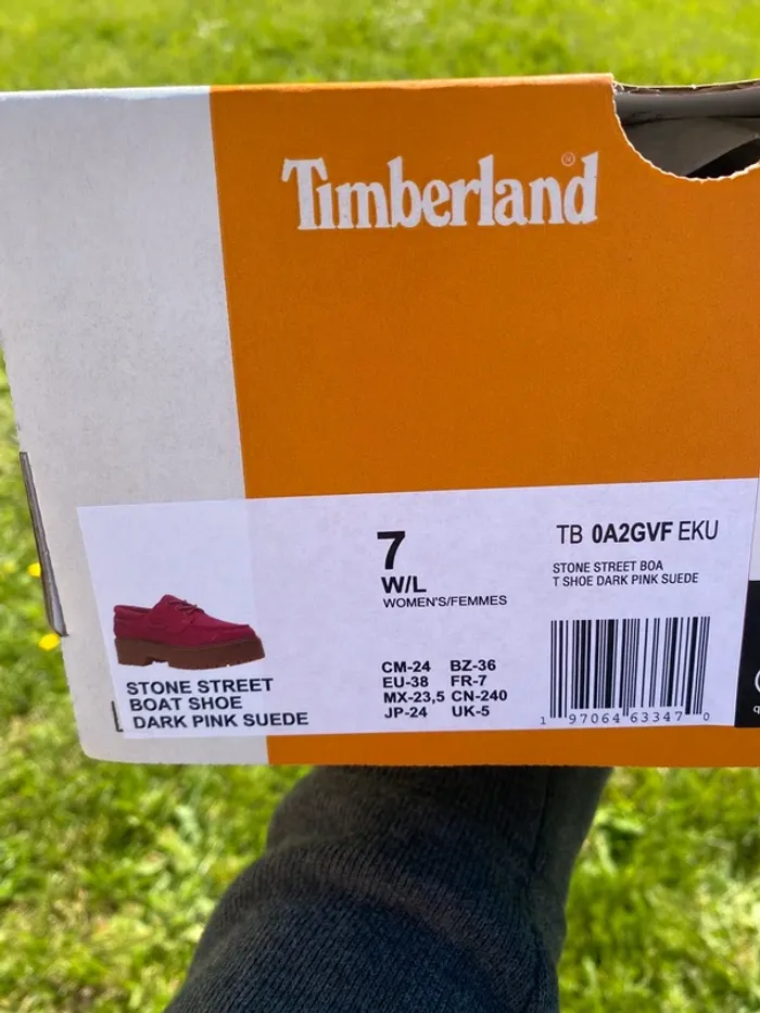 Timberland Plate-forme rose/ street-boat dark pink - photo numéro 14