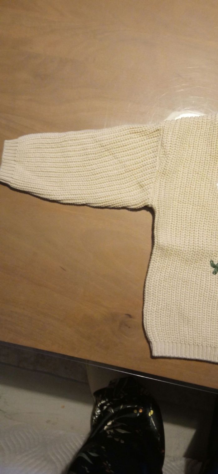 pull bébé motif dinausore ( 24/36 mois) - photo numéro 3