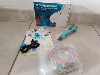 [NEUF] ✨ Stylo 3D Pen-3 – Complet avec filaments PLA