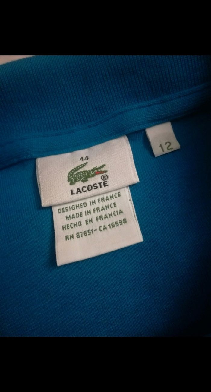 Polo Lacoste - photo numéro 2