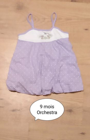 Robe 9 mois orchestra en très bon état