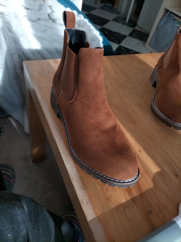 Boots marron T39 - photo numéro 3