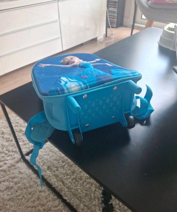 Sac à dos à roulettes Reine des Neiges - photo numéro 3