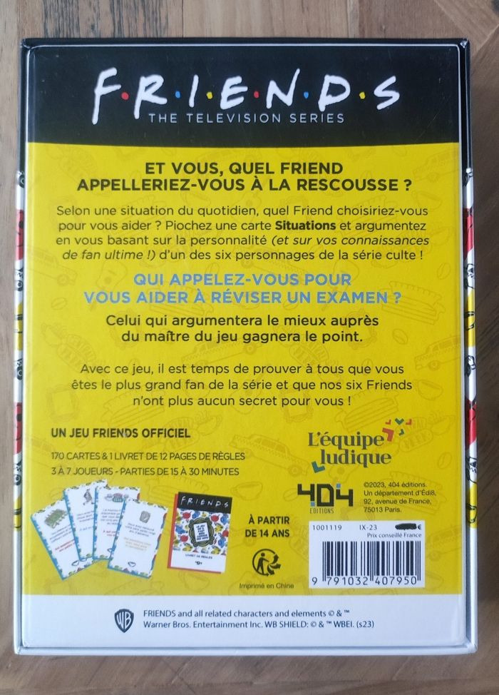 FRIENDS – Le jeu où il faut bien choisir ses amis - photo numéro 2