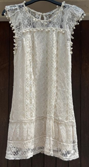 🌸 Robe en dentelle blanche Ciaomilano Paris 🌸