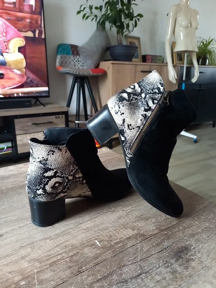 Bottines noir T41 - photo numéro 2