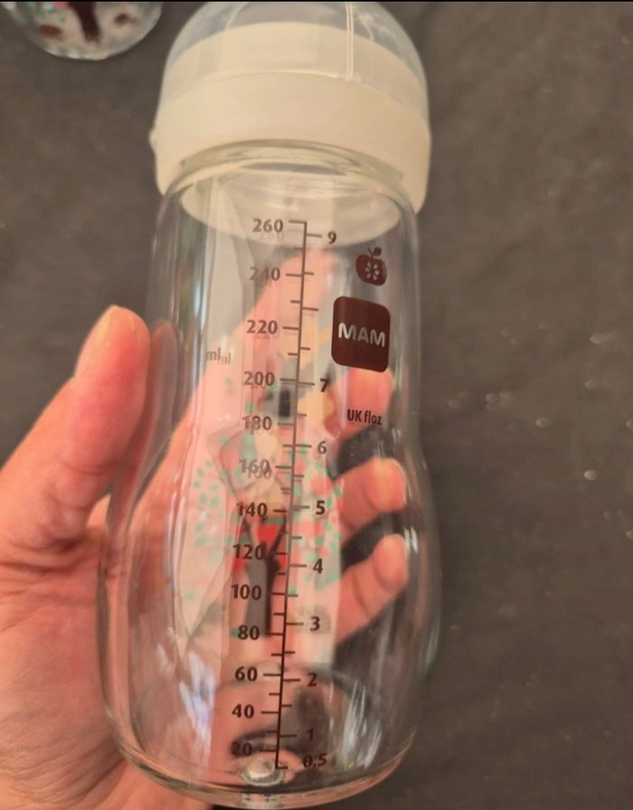 Lot 3 biberon mam 260ml en verre - photo numéro 3