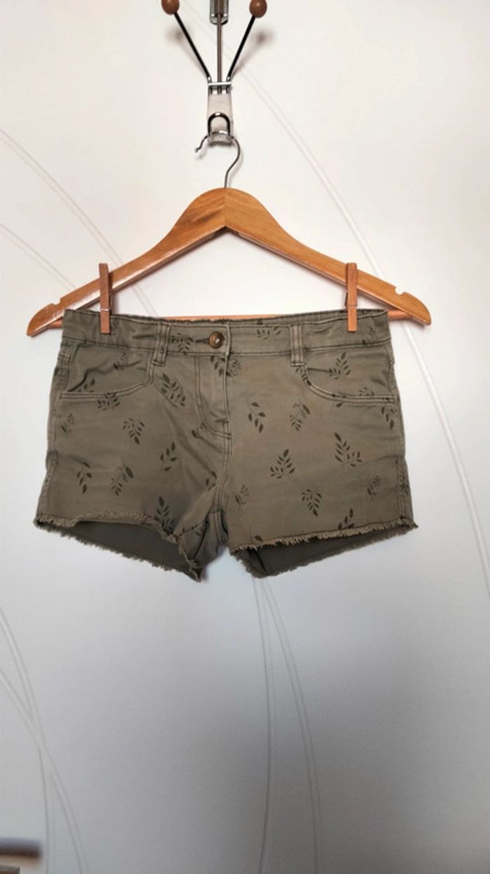 Short avec motif et réglable, ajustable