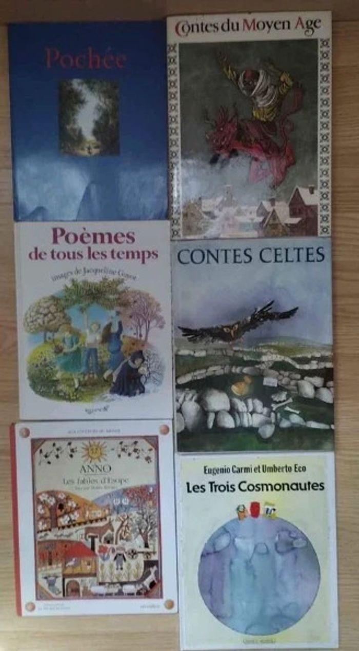 Lot de livres pour enfants dont un en anglais