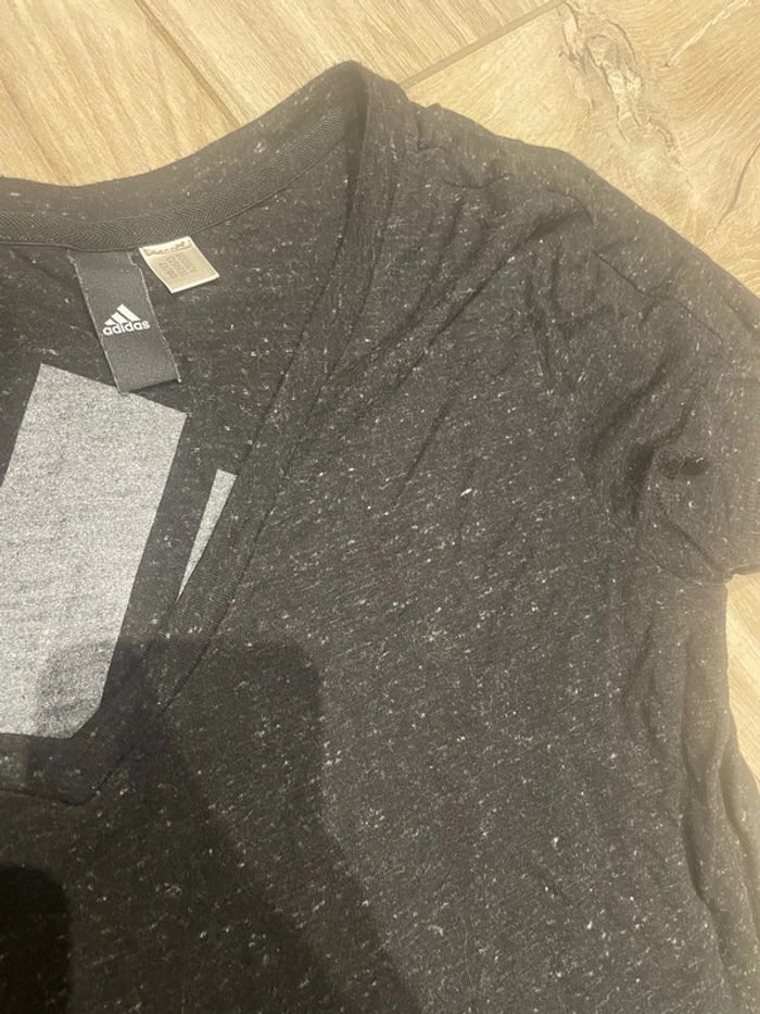 Tee shirt adidas noir - photo numéro 3