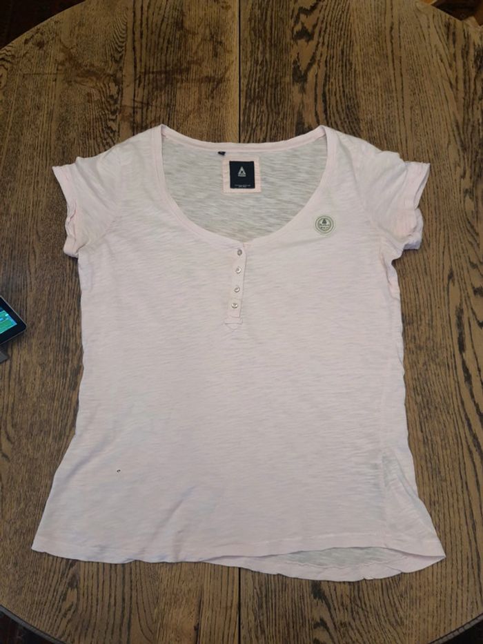 Jolie T-shirt femme rose Gaastra taille XL - photo numéro 8