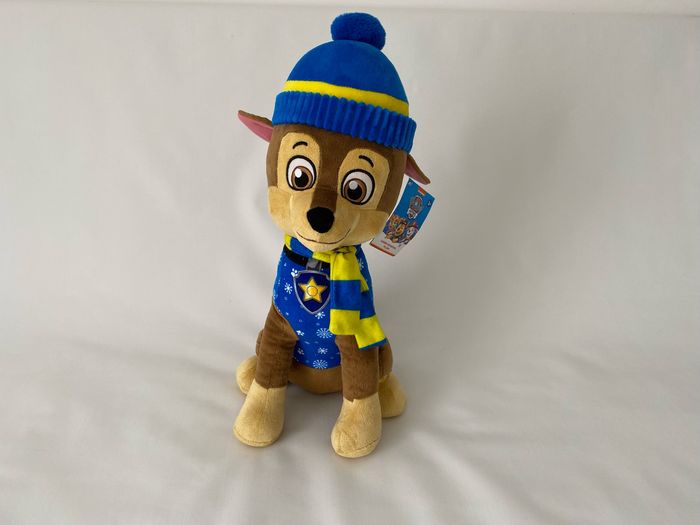Peluche pat patrouille Chase 50 cm nickelodeon