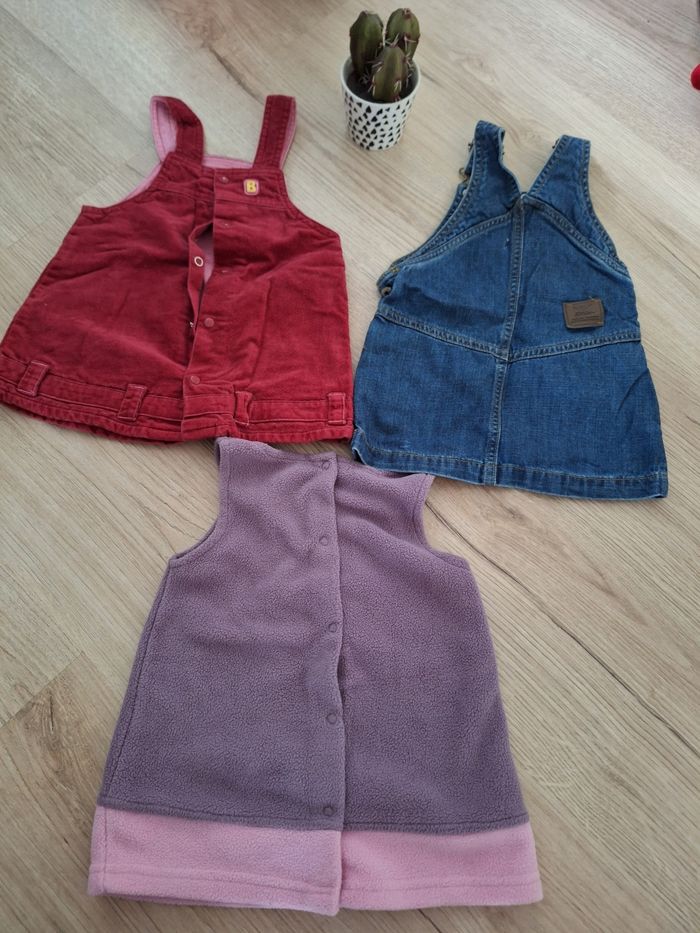 Lot robes hiver 6 mois fille - photo numéro 3
