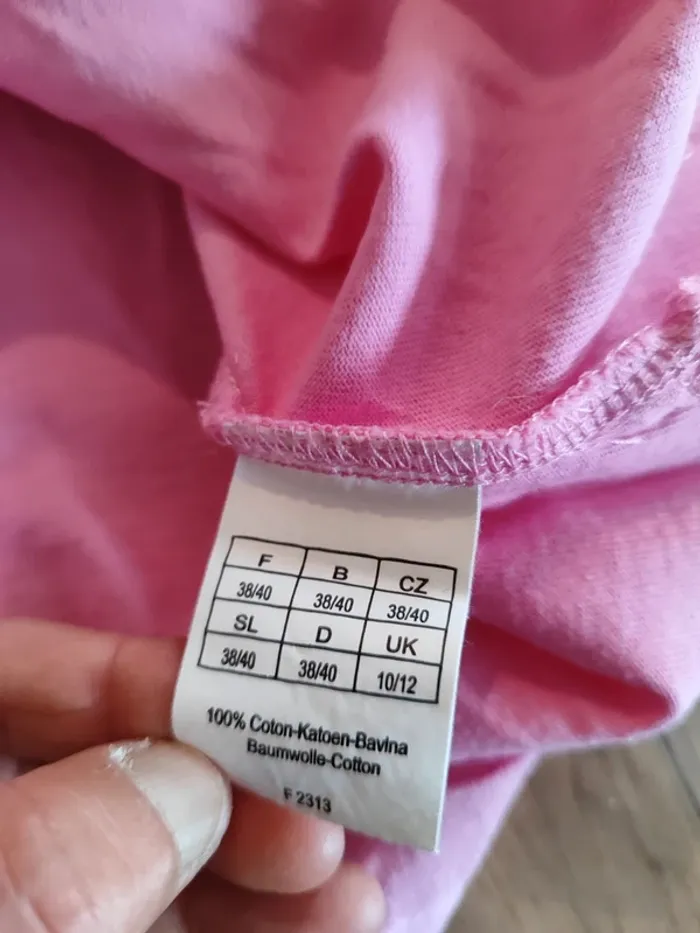 Débardeur Blancheporte rose brodé - Taille M - photo numéro 5