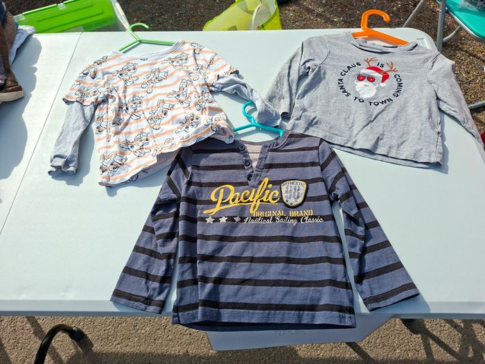Lot de 3 t-shirts manches longues 3 ans - garçon