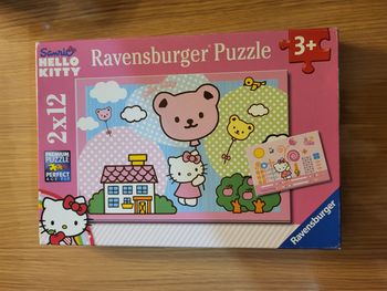 2 Puzzles Hello Kitty 3+