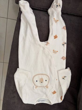 Pyjama velours ourson