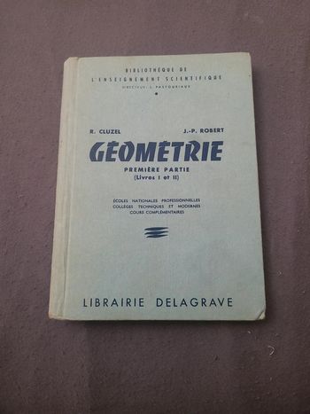Géométrie première partie livre 1 et 2