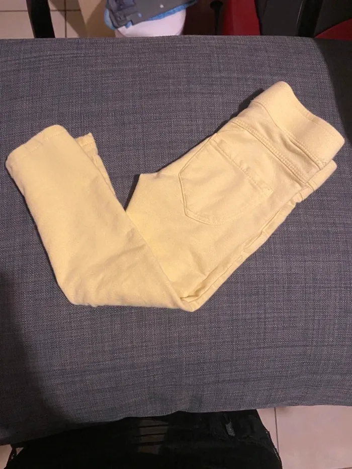 Jegging jaune fille Kiabi 3ans 36mois