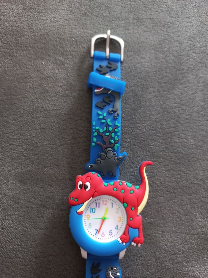 Montre enfant aiguilles dinosaure - photo numéro 4