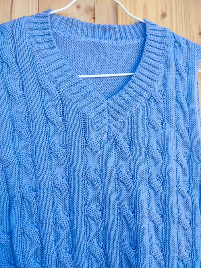 Pull sans manche