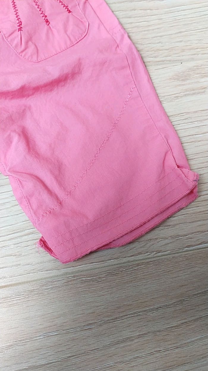 Pantalon rose été kiabi 6 mois fleur - photo numéro 3
