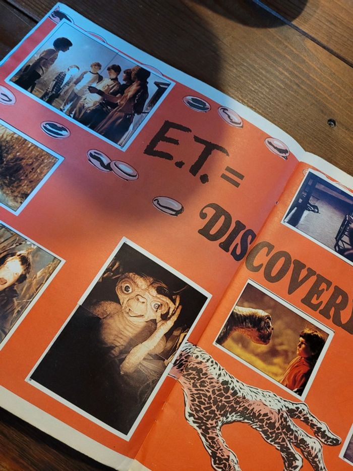 RARE Album Panini complet ET E.T. L'extraterrestre stickers autocollants - photo numéro 5