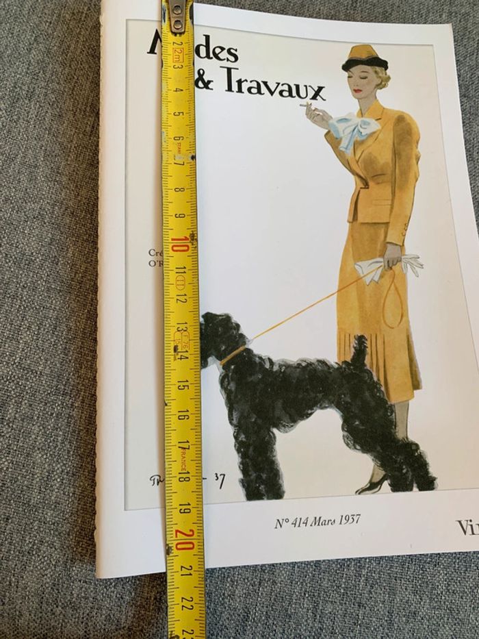 Carnet Bloc- notes Livret avec couverture déco vintage Mode & Travaux - photo numéro 5