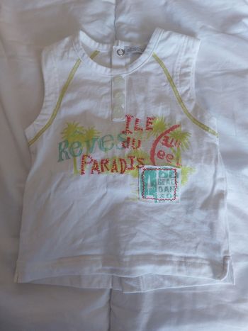 Débardeur bébé garçon taille 6mois