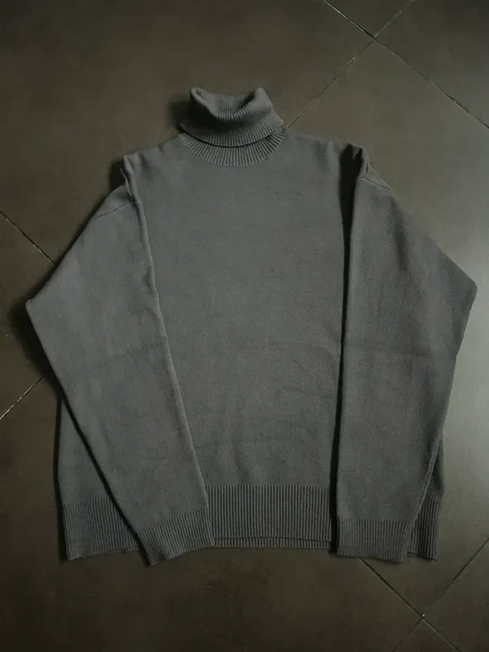 Pull col roulé Zara Couleur Taupe / Gris Taille S