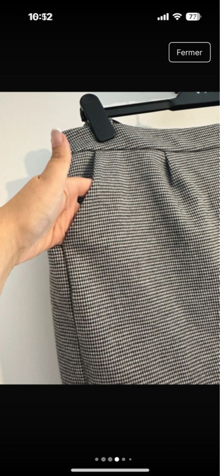 Jupe pied de poule - photo numéro 2