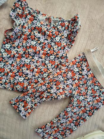 Ensemble fleur bébé fille