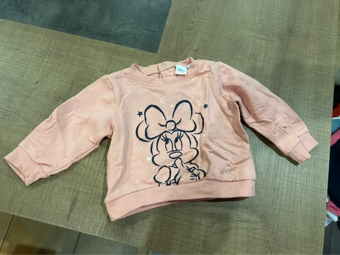 Sweat col rond Minnie, bébé fille, Disney baby, 9 mois