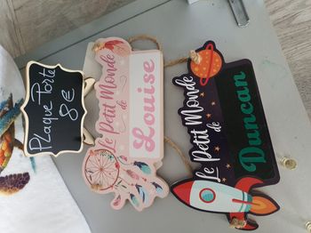 Plaque de porte de chambre