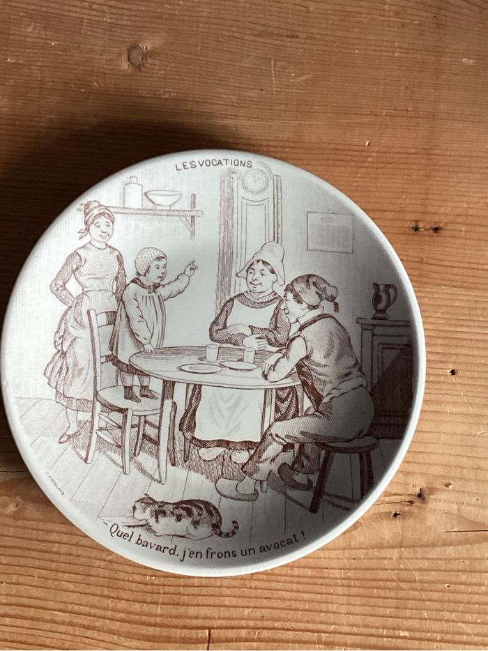 6 Assiettes a dessert ou fromage - photo numéro 7