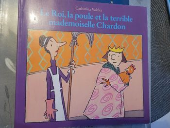 Livre le Roi, la poule et la terrible mademoiselle Chardon