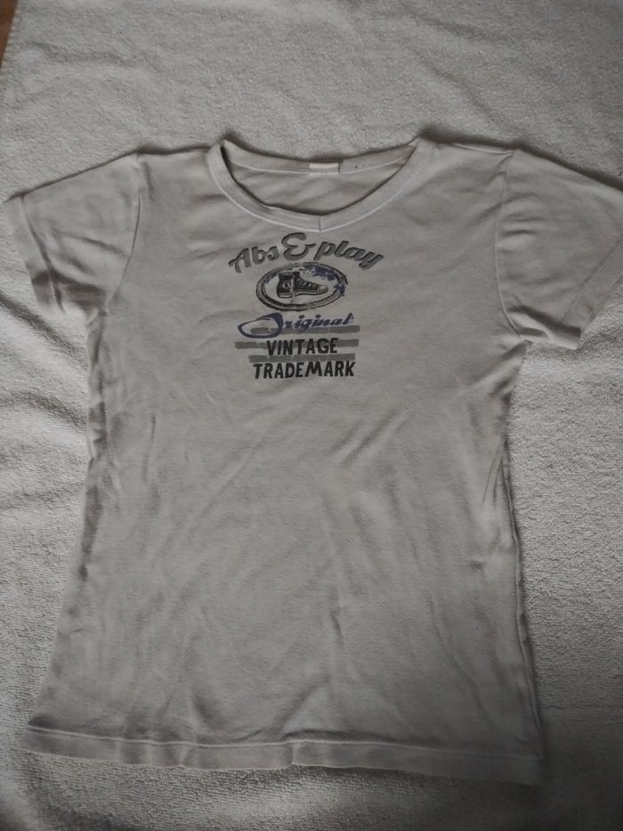 Sous t shirt blanc absorba 10 ans