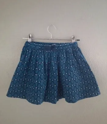Jupe velour okaidi 6 ans