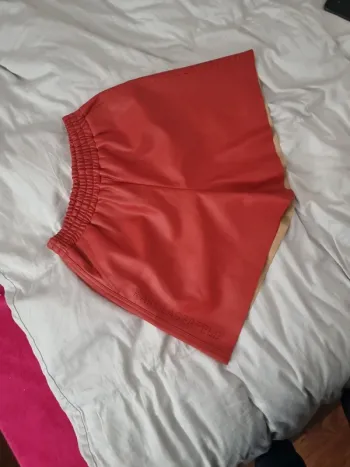 Short eco cuir