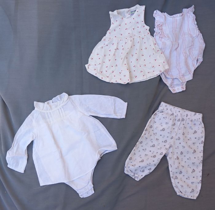Lot de 5 articles fille - 6 mois - photo numéro 2