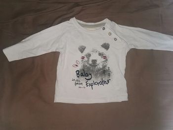 T shirt manches longues ours